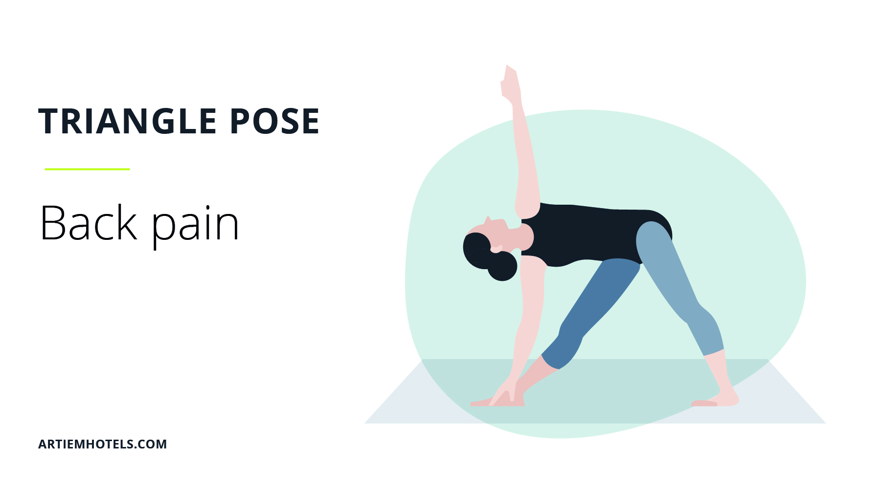 Pyramid Pose | Intense Side Stretch Pose (Parsvottanasana) Dimensions &  Drawings | Dimensions.com